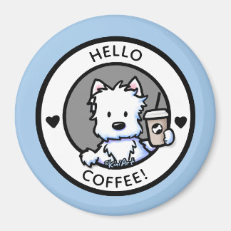 Imán Café KiniArt Westie