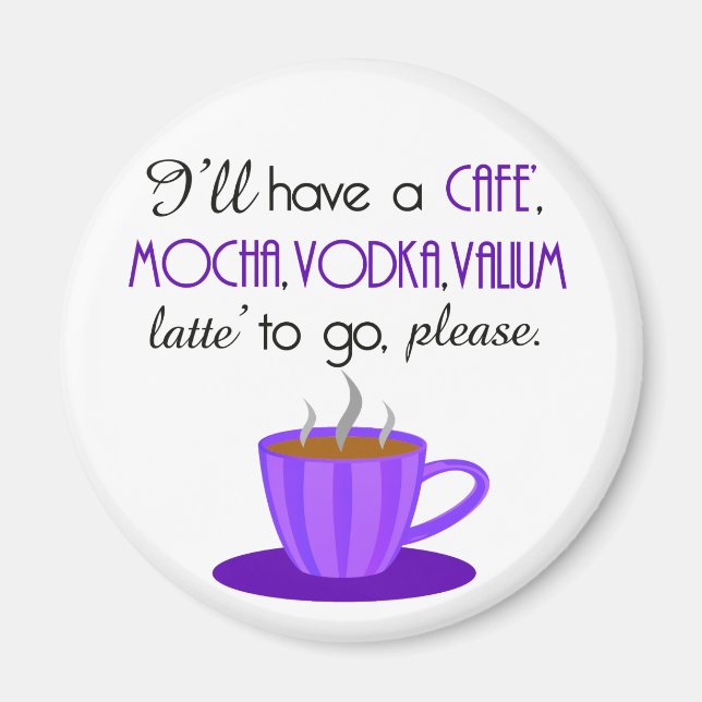 Imán Café Latte (Frente)