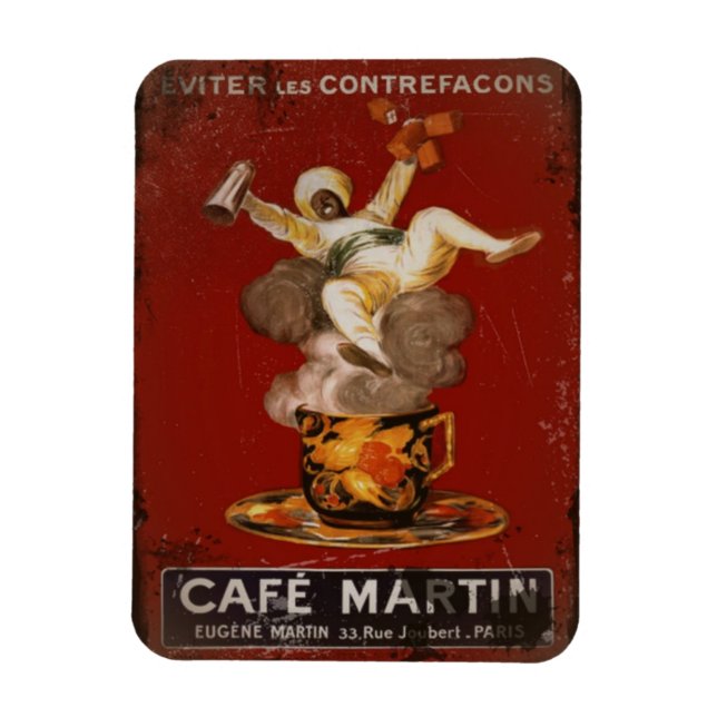 Imán Cafe Martin Coffee Genie (Vertical)