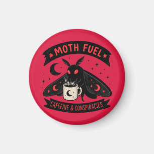 Imán Café Mothman Combustible de Mariposa Cafeína y Con