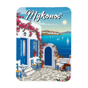 Imán Café Mykonos Grecia Cícladas Viajes