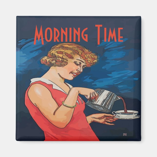 Imán Café New Orleans Cafe (Frente)