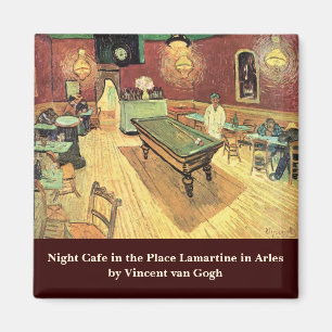 Imán Cafe nocturno, Place Lamartine por Vincent van Gog