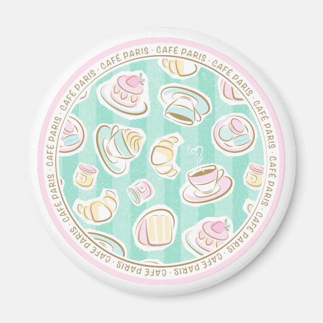 Imán Café Paris (Frente)