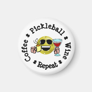 Imán Café, Pickleball, Vino, repite adicto al pellebol