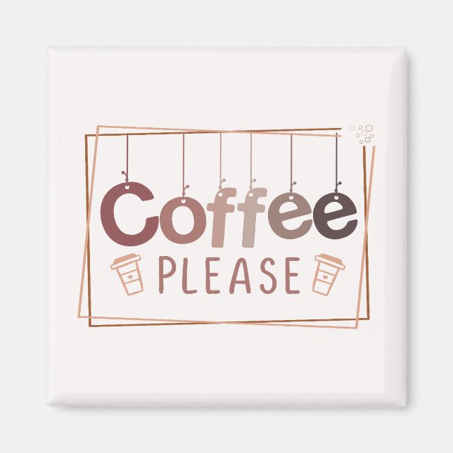 Imán Café Por Favor (Frente)