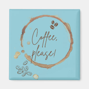 Imán Café Por Favor