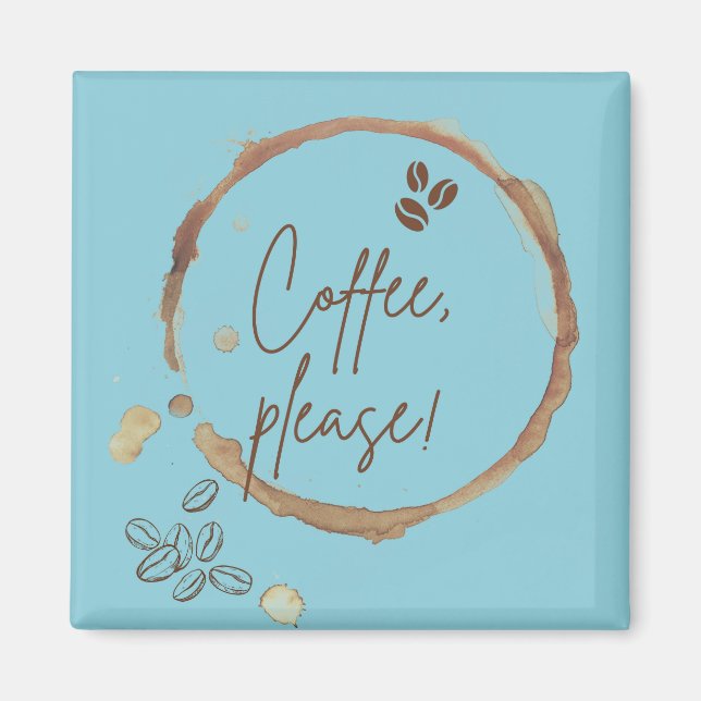 Imán Café Por Favor (Frente)