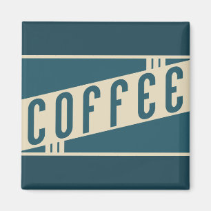 Imán café retro
