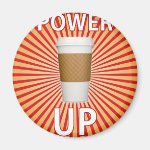Imán ¡Café - su superpoder!