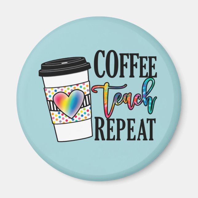 Imán Café, Teach, Repetir (Frente)