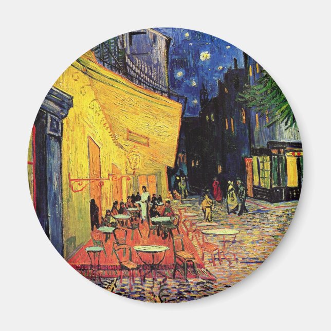 Imán Cafe Terrace Place du Forum Van Gogh Bella Artes (Frente)