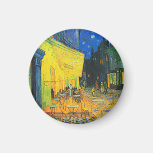 Imán Café Terraza de Noche Arte de Vincent Van Gogh