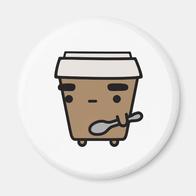 Imán Café y cuchara (Frente)