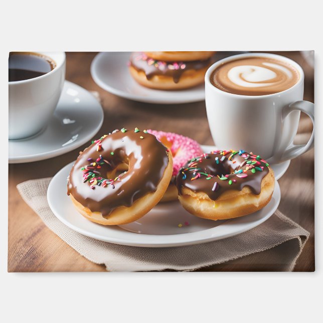 Imán Café y Donas (Anverso)
