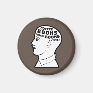Imán Café y libros