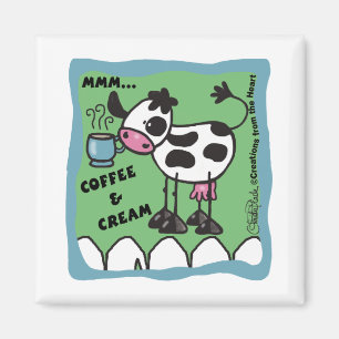 Imán Café y vaca crema
