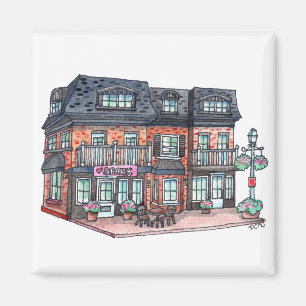 Imán Cafetería de Little Town