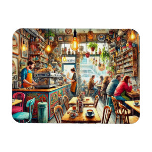 Imán Cafetería ecléctica en Melbourne Mug