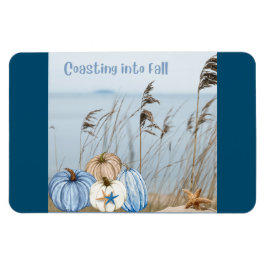 Imán Caída costera Calabazas azules y blancas y Starfis