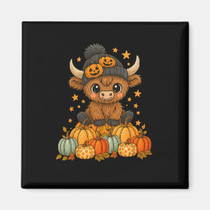 Imán Caída de calabaza de vaca dulce Halloween Moo me r