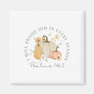 Imán Caída De La Calabaza De Acción De Gracias Lo Alaba