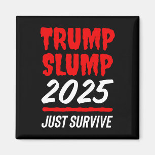 Imán Caída de Trump 2025 Solo Sobrevivir - Acciones Roj