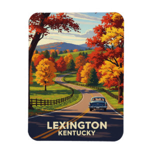 Imán Caída en la postal de Lexington Kentucky