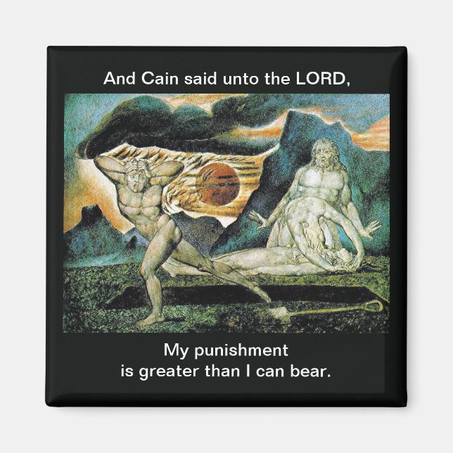 Imán Caín y Abel - Magnet (Frente)