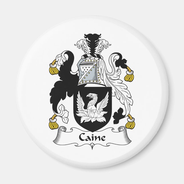 Imán Caine Family Crest (Frente)