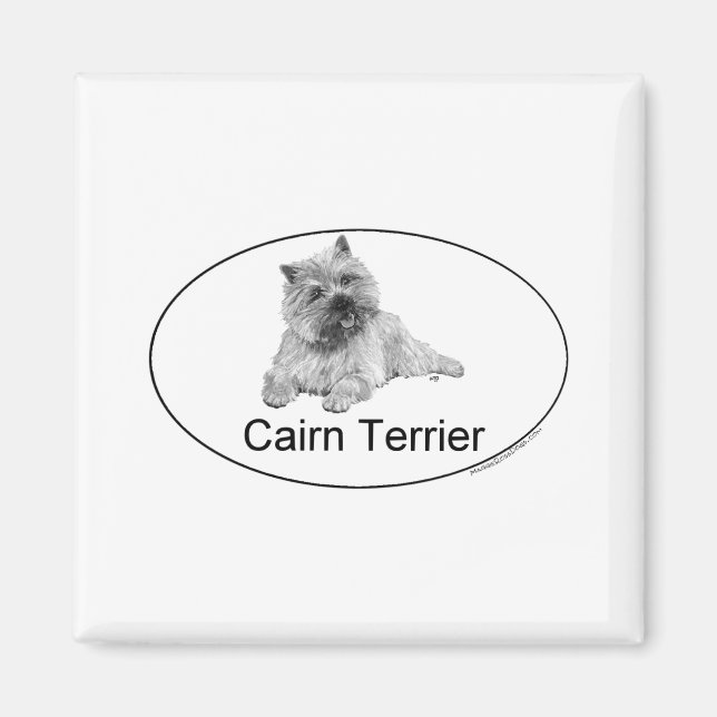 Imán Cairn Terrier (Frente)