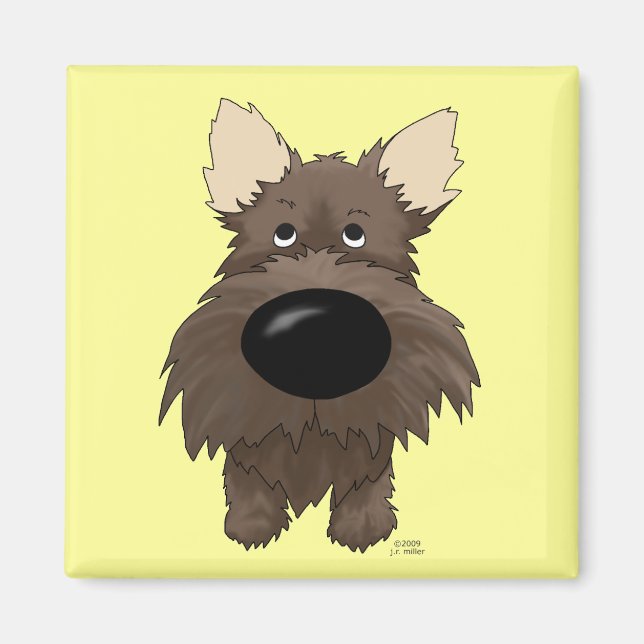 Imán Cairn Terrier Magnet (Frente)
