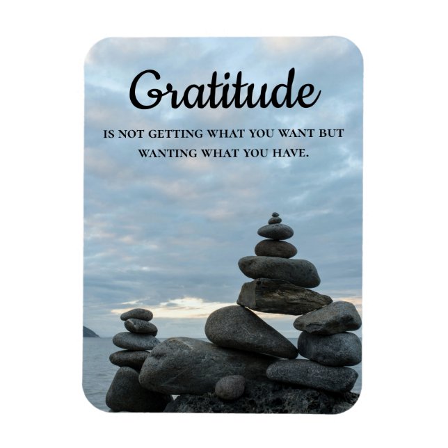 Imán Cairn y Gratitud (Vertical)