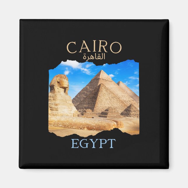 Imán Cairo Egipto Pirámides cairo' En Vacaciones Egipci (Frente)