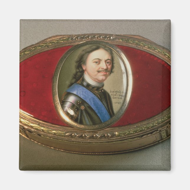 Imán Caja de acritud con miniatura de retrato de Peter (Frente)