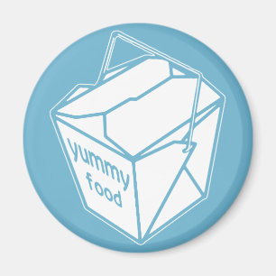 Imán Caja de comida para llevar