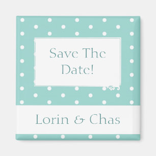 Imán Caja de joyas azules de huevo de Robin con puntos