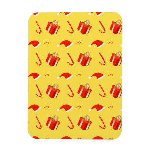 Imán Caja de regalo de navidades Caña de caramelo de Sa