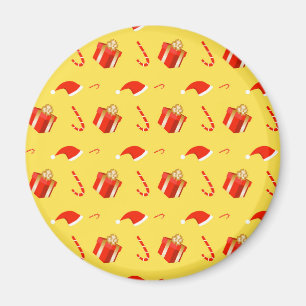 Imán Caja de regalo de navidades Caña de caramelo de Sa