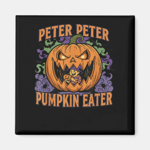 Imán Calabaza aterradora de Peter el comedor de Hallowe