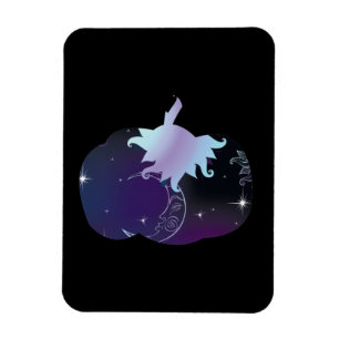 Imán Calabaza azul oscuro