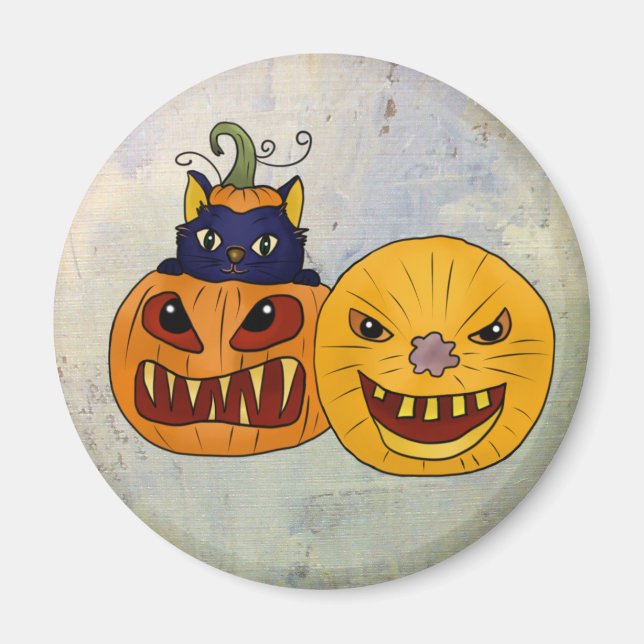 Imán Calabaza de gato (Frente)
