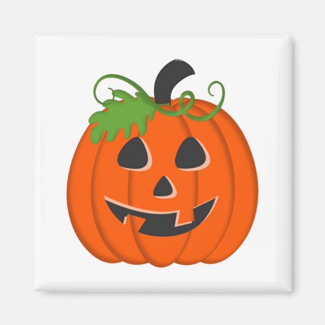 Imán Calabaza de Halloween (Frente)