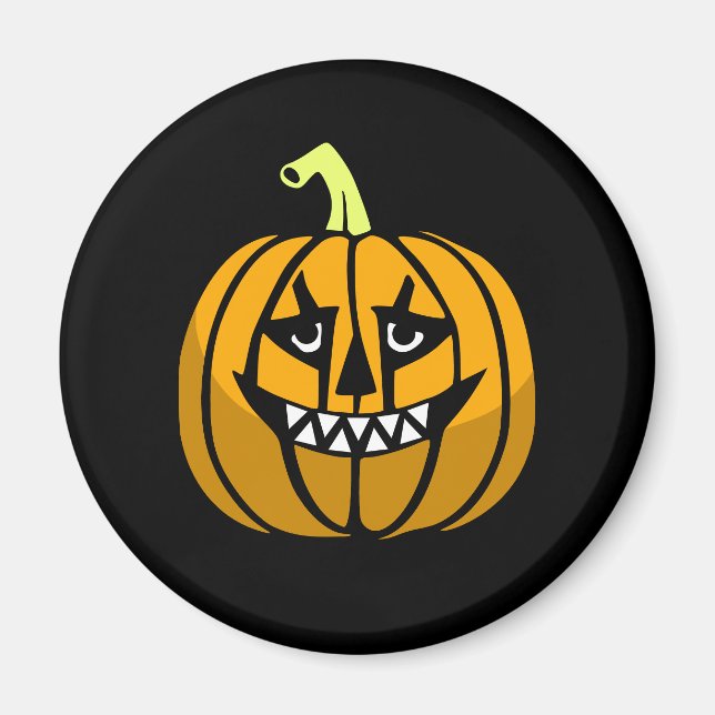 Imán Calabaza de Halloween (Frente)