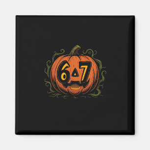 Imán Calabaza de Halloween meme 67 - Seis Siete Gen Alf