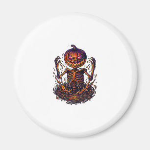 Imán Calabaza de Halloween Portal de Fuego Mágico de Es