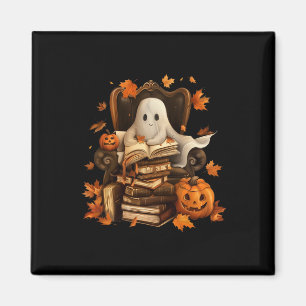 Imán Calabaza de lectura de libros de fantasmas Calabaz
