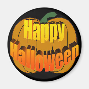 Imán Calabaza del feliz Halloween