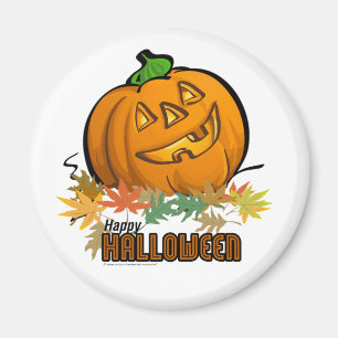 Imán Calabaza feliz de Halloween