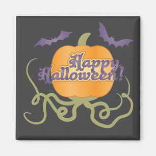 Imán Calabaza feliz de Halloween
